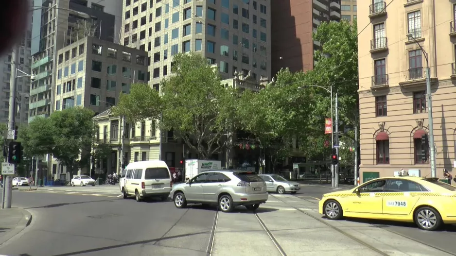 Melbourne Trams – Ansicht der Straßenbahnfahrer der Linie 12, Dezember 2014