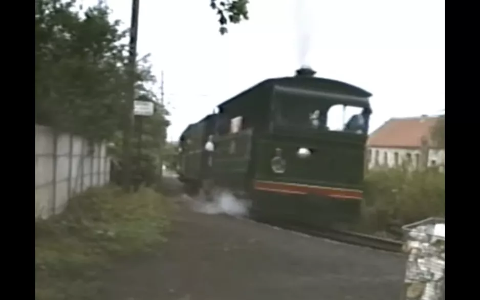 SNCV-Dampflokomotive Nr. 979 auf der Strecke Lobbes-Thuin