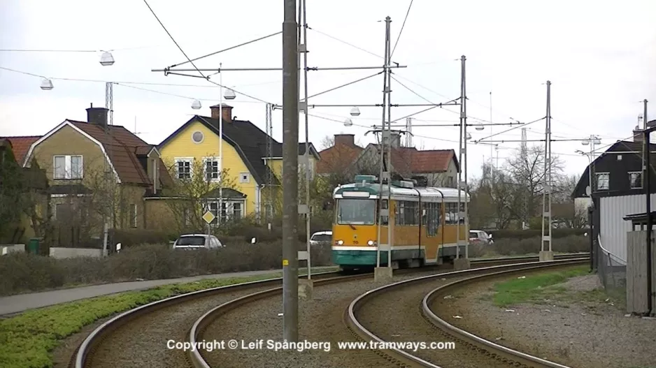 Straßenbahn Norrköping, Grundstück 34, De Geersgatan – Eneby Centrum