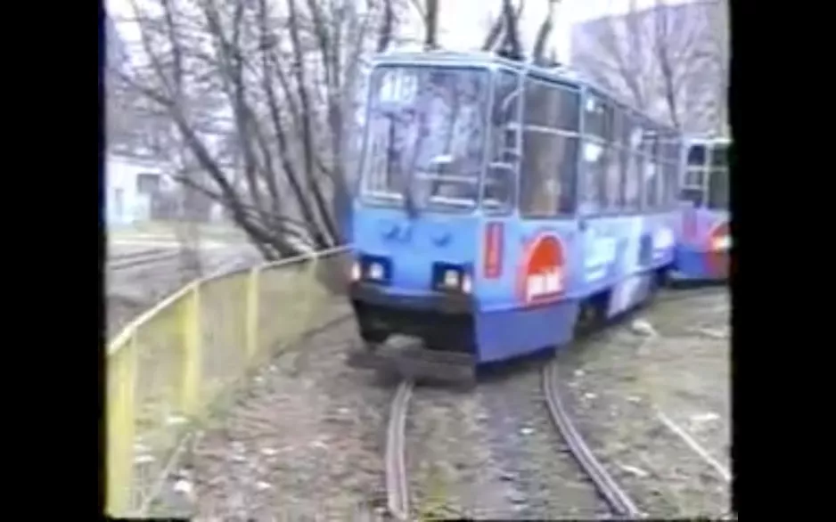 Straßenbahn Warszawa 3 X 13N 1999 Teil II