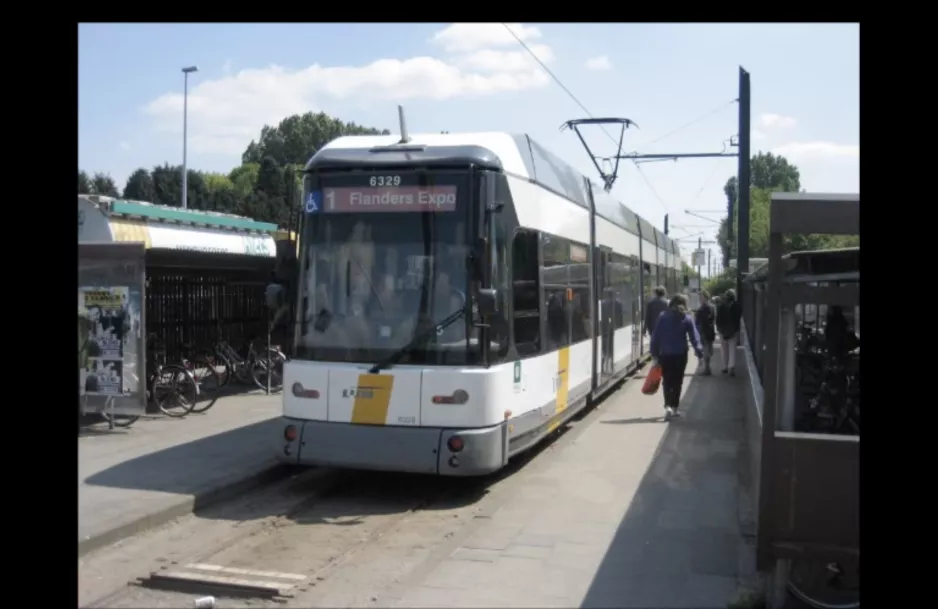 Straßenbahnen in Gent, Belgien, 4. Mai 2011