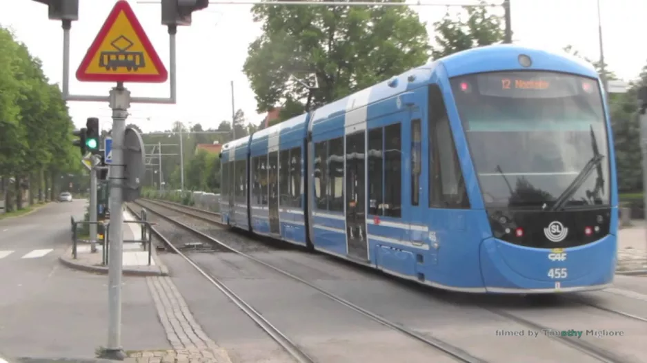 Straßenbahnsystem Nockebybanan in Stockholm, Schweden