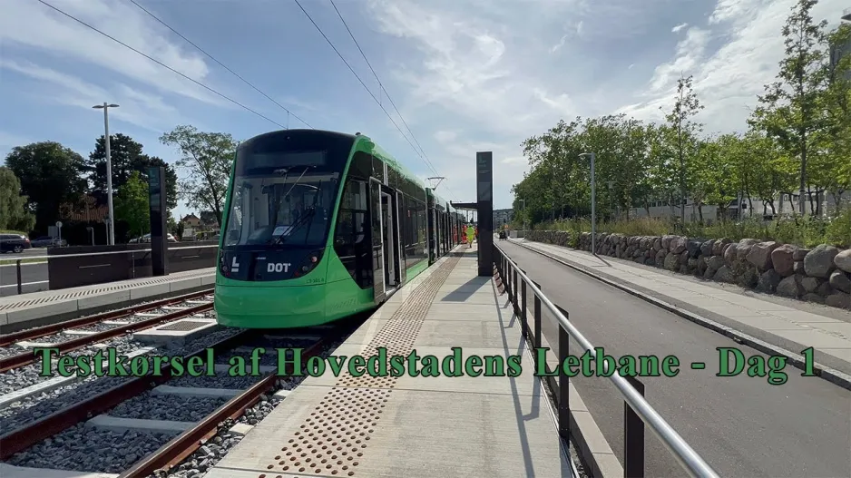 Testfahrt der Stadtbahn der Hauptstadt – Tag 1