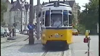 Ulmer Straßenbahnen im Jahr 1990